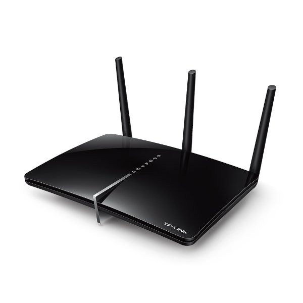 Modem Routeur WiFi ADSL2+ Gigabit Double Bande AC1200 (AC900 + N300) avec 4 ports LAN – TP-LINK Archer D5