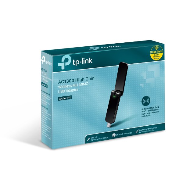 Clé WiFi AC 1300 Mbps (AC900 + N400) Dual-Band – TP-LINK Archer T4U