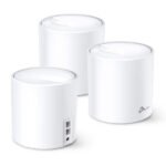 Pack de 3 routeurs WiFi 6 AX3000 Dual-Band (AX2402 + AX574) Mesh avec 2 ports LAN/WAN – TP-LINK Deco X60 (x 3)