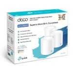 Pack de 3 routeurs WiFi 6 AX3000 Dual-Band (AX2402 + AX574) Mesh avec 2 ports LAN/WAN – TP-LINK Deco X60 (x 3)