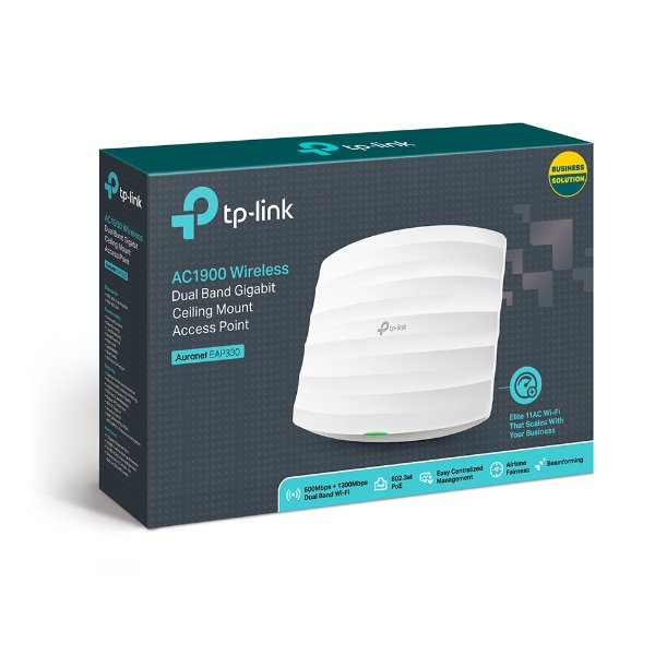 Accèss Point WiFi / Point d’accès WiFi AC 1900 Mbps Dual Band (AC1300 et N600) PoE – TP-LINK EAP330