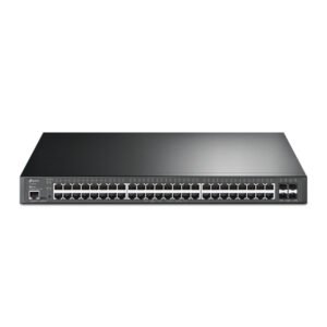 Switch 48 ports Gigabit 10/100/1000 Mbps PoE+ (+ 4 ports SFP 10 Gbps) | rackable – TP-LINK JetStream TL-SG3452XP