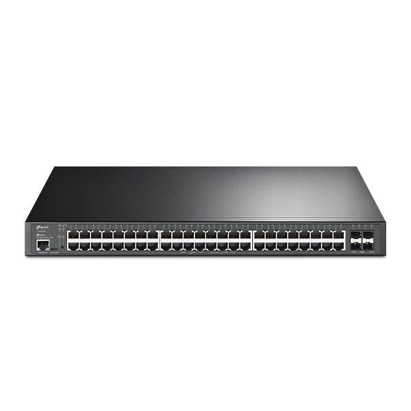 Switch 48 ports Gigabit 10/100/1000 Mbps PoE+ (+ 4 ports SFP 10 Gbps) | rackable – TP-LINK JetStream TL-SG3452XP