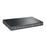 Switch 48 ports Gigabit 10/100/1000 Mbps PoE+ (+ 4 ports SFP 10 Gbps) | rackable – TP-LINK JetStream TL-SG3452XP