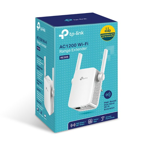 Accèss Point WiFi / Point d’accès WiFi / répéteur WiFi AC1200 Mbps Dual-Band (N300 + – TP-LINK RE305