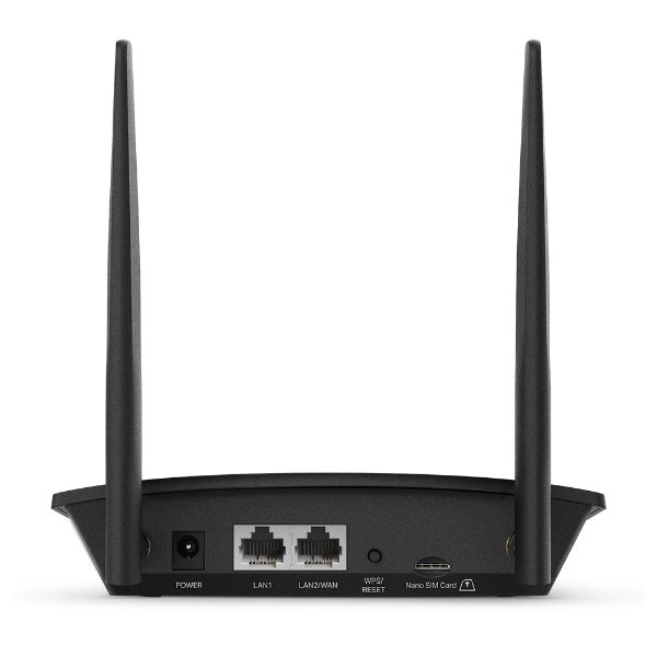 Modem/Routeur 4G N300 + 3 ports LAN 10/100 Mbps + 1 port LAN/WAN 10/100 Mbps – TP-LINK TL-MR100