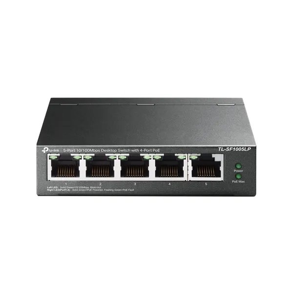 Switch 5 ports 10/100 Mbps avec 4 ports PoE – TP-LINK TL-SF1005LP