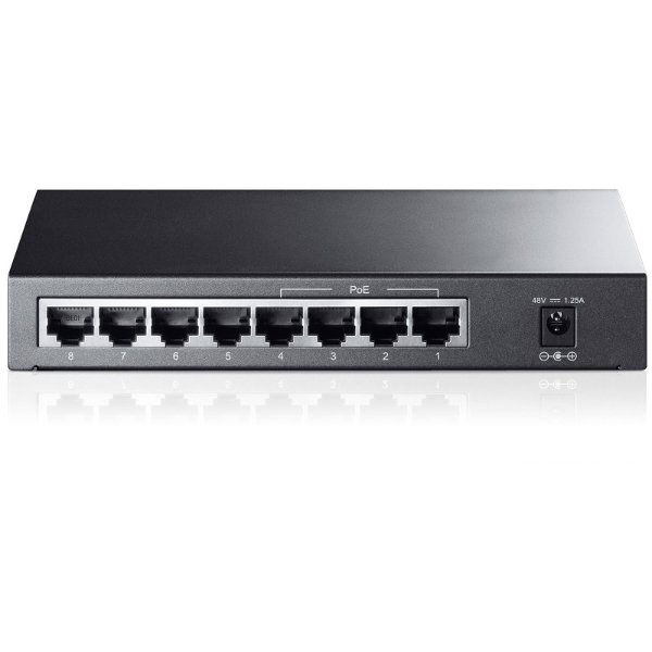 Switch 8 ports 10/100 Mbps Dont 4 ports PoE | non manageable – TP-LINK TL-SF1008P
