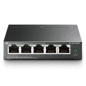 Switch 5 ports Gigabit 10/100/1000 Mbps dont 4 PoE (Budget 56 W) – TP-LINK TL-SG1005P