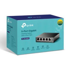 Switch 5 ports Gigabit 10/100/1000 Mbps dont 4 PoE (Budget 56 W) – TP-LINK TL-SG1005P