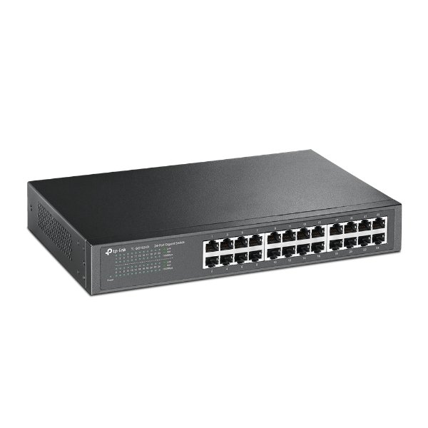 Switch 24 ports Gigabit 10/100/1000 Mbps | rackable, non manageable – TP-LINK TL-SG1024D