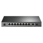 Switch 8 ports / Switch 9 ports 10/100/1000 Mbps dont 8 PoE+ (Budget 63 W) + 1 logement – TP-LINK TL-SG1210P