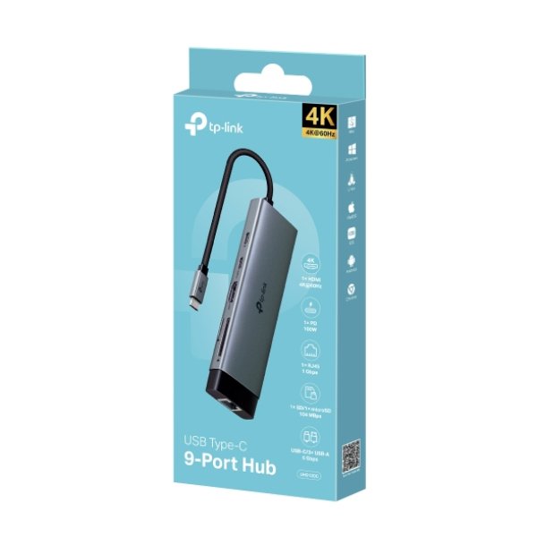 Convertisseur USB Type-C 9 in 1 Hub – TP-LINK TL-UH9120C