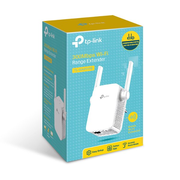 Accèss Point WiFi / Point d’accès WiFi / répéteur WiFi N 300 Mbps universel – TP-LINK TL-WA855RE