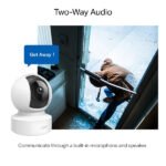 Caméra intérieur, sans fil 2K avec vision nocturne avancée et audio bidirectionnel – TP-LINK Tapo C212
