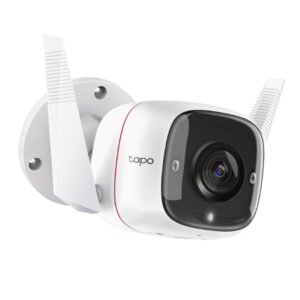 Caméra extérieur, sans fil Full HD, étanche, avec vision nocturne avancée et audio – TP-LINK Tapo C310