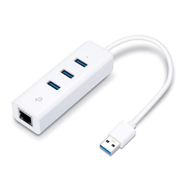 Adaptateur réseau USB 3.0 Gigabit Ethernet + hub USB à 3 ports – TP-LINK UE330