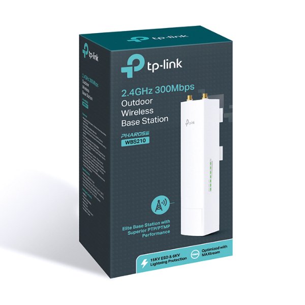 Accèss Point WiFi / Point d’accès WiFi extérieur N 300 Mbps 2,4GHz – TP-LINK WBS210