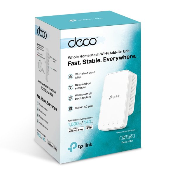 Accèss Point WiFi / Point d’accès WiFi / Répéteur Wi-Fi AC1200 Dual-Band (AC867 + N300) – TP-LINK deco M3W