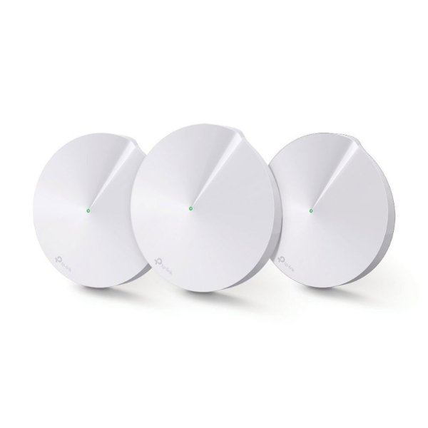 Pack de 3 routeurs WiFi AC1300 Dual-Band (AC867 + N400) MESH + 2 ports Gigabit Ethernet – TP-LINK deco M5 (Pack de 3)