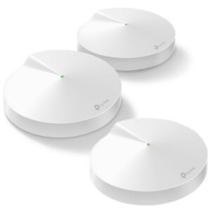 Pack de 3 routeurs WiFi AC2200 Tri-Band (AC867 + AC867 + N400) MESH + 2 ports Gigabit – TP-LINK deco M9 Plus (Pack de 3)