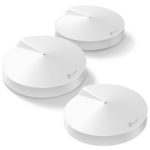 Pack de 3 routeurs WiFi AC2200 Tri-Band (AC867 + AC867 + N400) MESH + 2 ports Gigabit – TP-LINK deco M9 Plus (Pack de 3)