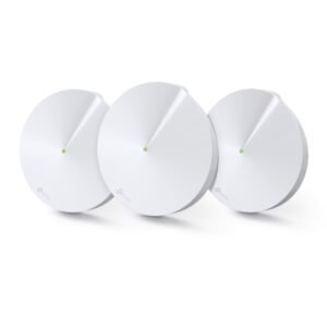 Pack de 3 routeurs WiFi AC2200 Tri-Band (AC867 + AC867 + N400) MESH + 2 ports Gigabit – TP-LINK deco M9 Plus (Pack de 3)