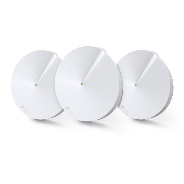 Pack de 3 routeurs WiFi AC2200 Tri-Band (AC867 + AC867 + N400) MESH + 2 ports Gigabit – TP-LINK deco M9 Plus (Pack de 3)