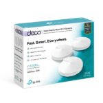 Pack de 3 routeurs WiFi AC2200 Tri-Band (AC867 + AC867 + N400) MESH + 2 ports Gigabit – TP-LINK deco M9 Plus (Pack de 3)