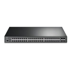 Switch 48 ports Gigabit 10/100/1000 Mbps PoE+ (+ 4 ports SFP 1 Gbps) | rackable – TP-LINK JetStream TL-SG3452P