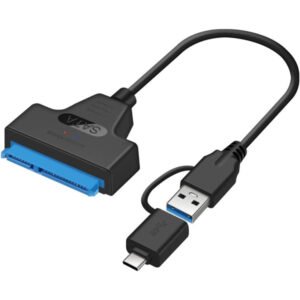 Câble Adaptateur Type-C USB 3.0 Vers SATA 2.5″ SSD-HDD – R SCAR RS-TCUSBSATA