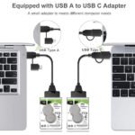 Câble Adaptateur Type-C USB 3.0 Vers SATA 2.5″ SSD-HDD – R SCAR RS-TCUSBSATA
