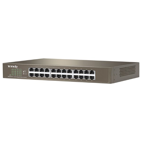 Switch 24 ports Gigabit 10/100/1000 Mbps | rackable, non manageable – Tenda TEG1024D