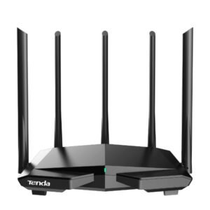Routeur WiFi 6 Dual Band AX1500 (2,4 GHz : 300 Mbps, 5 GHz : 1201 Mbps) MU-MIMO avec 4 – Tenda TX1 Pro