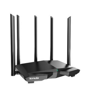 Routeur WiFi 6 Dual Band AX1500 (2,4 GHz : 300 Mbps, 5 GHz : 1201 Mbps) MU-MIMO avec 4 – Tenda TX1 Pro