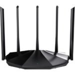 Routeur WiFi 6 Dual Band AX1500 (2,4 GHz : 300 Mbps, 5 GHz : 1201 Mbps) MU-MIMO avec 4 – Tenda TX2 Pro