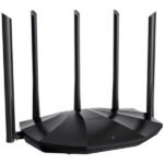 Routeur WiFi 6 Dual Band AX1500 (2,4 GHz : 300 Mbps, 5 GHz : 1201 Mbps) MU-MIMO avec 4 – Tenda TX2 Pro