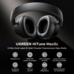 Casque sans fil – Bluetooth 5.4 – Réduction de bruit adaptative – Commandes/Micro – UGREEN HiTune MAX 5C