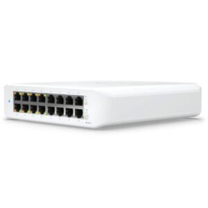 Switch 16 ports Gigabit 10/100/1000 Mbps Dont 8 ports PoE+ | manageable – Ubiquiti Switch Lite 16 PoE (USW-Lite-16-PoE)