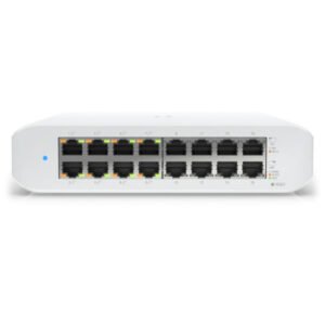 Switch 16 ports Gigabit 10/100/1000 Mbps Dont 8 ports PoE+ | manageable – Ubiquiti Switch Lite 16 PoE (USW-Lite-16-PoE)