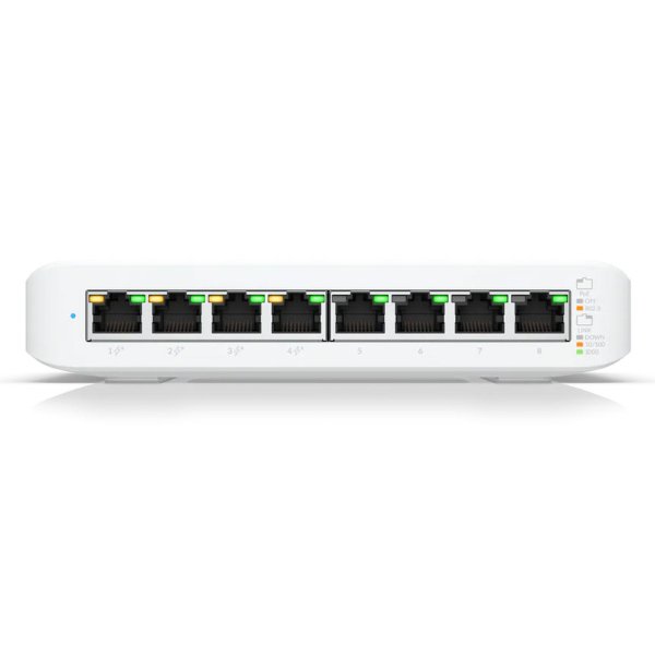 Switch 8 ports Gigabit 10/100/1000 Mbps Dont 4 ports PoE+ | manageable – Ubiquiti Switch Lite 8 PoE (USW-Lite-8-PoE)