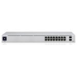 Switch 16 ports Gigabit 10/100/1000 Mbps Dont 8 ports PoE+ (+ 2 ports SFP dédiés) | – Ubiquiti UniFi USW-16-POE