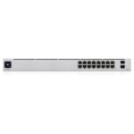 Switch 16 ports Gigabit 10/100/1000 Mbps Dont 8 ports PoE+ (+ 2 ports SFP dédiés) | – Ubiquiti UniFi USW-16-POE