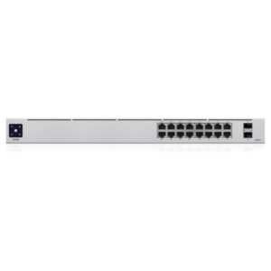 Switch 16 ports Gigabit 10/100/1000 Mbps Dont 8 ports PoE+ (+ 2 ports SFP dédiés) | – Ubiquiti UniFi USW-16-POE