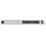 Switch 24 ports Gigabit 10/100/1000 Mbps Dont 16 ports PoE+ (+ 2 ports SFP dédiés) | – Ubiquiti UniFi USW-24-POE