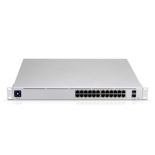Switch 24 ports Gigabit 10/100/1000 Mbps dont 16 ports PoE+/8 ports PoE++ (+ 2 ports SFP – Ubiquiti UniFi USW-PRO-24-POE