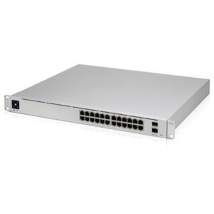 Switch 24 ports Gigabit 10/100/1000 Mbps dont 16 ports PoE+/8 ports PoE++ (+ 2 ports SFP – Ubiquiti UniFi USW-PRO-24-POE