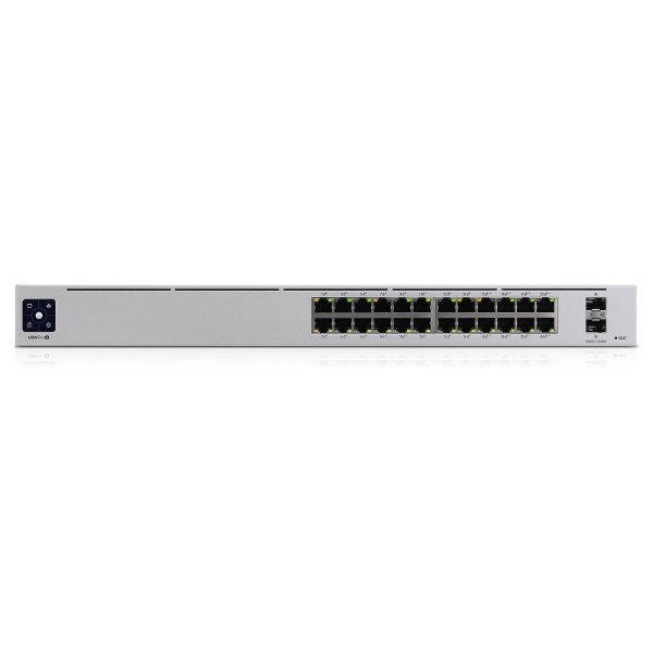 Switch 24 ports Gigabit 10/100/1000 Mbps dont 16 ports PoE+/8 ports PoE++ (+ 2 ports SFP – Ubiquiti UniFi USW-PRO-24-POE