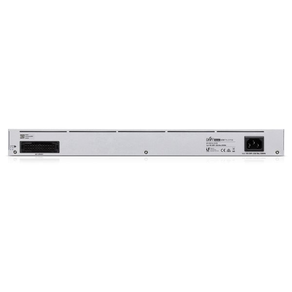 Switch 24 ports Gigabit 10/100/1000 Mbps dont 16 ports PoE+/8 ports PoE++ (+ 2 ports SFP – Ubiquiti UniFi USW-PRO-24-POE