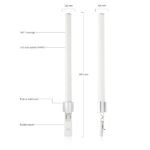 Antenne MIMO omnidirectionnelle 2×2 à double polarité Ubiquiti AirMAX – Ubiquiti airMAX Omni AMO-5G13